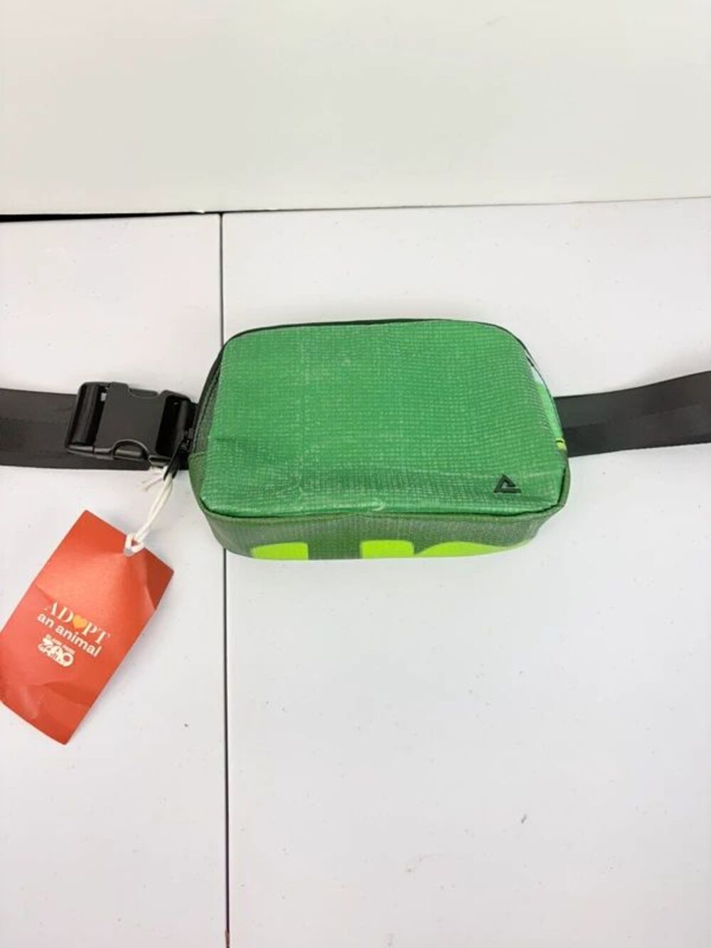 Rareform Repurposed Billboard Vinyl Fanny Pack Belt Bag Green